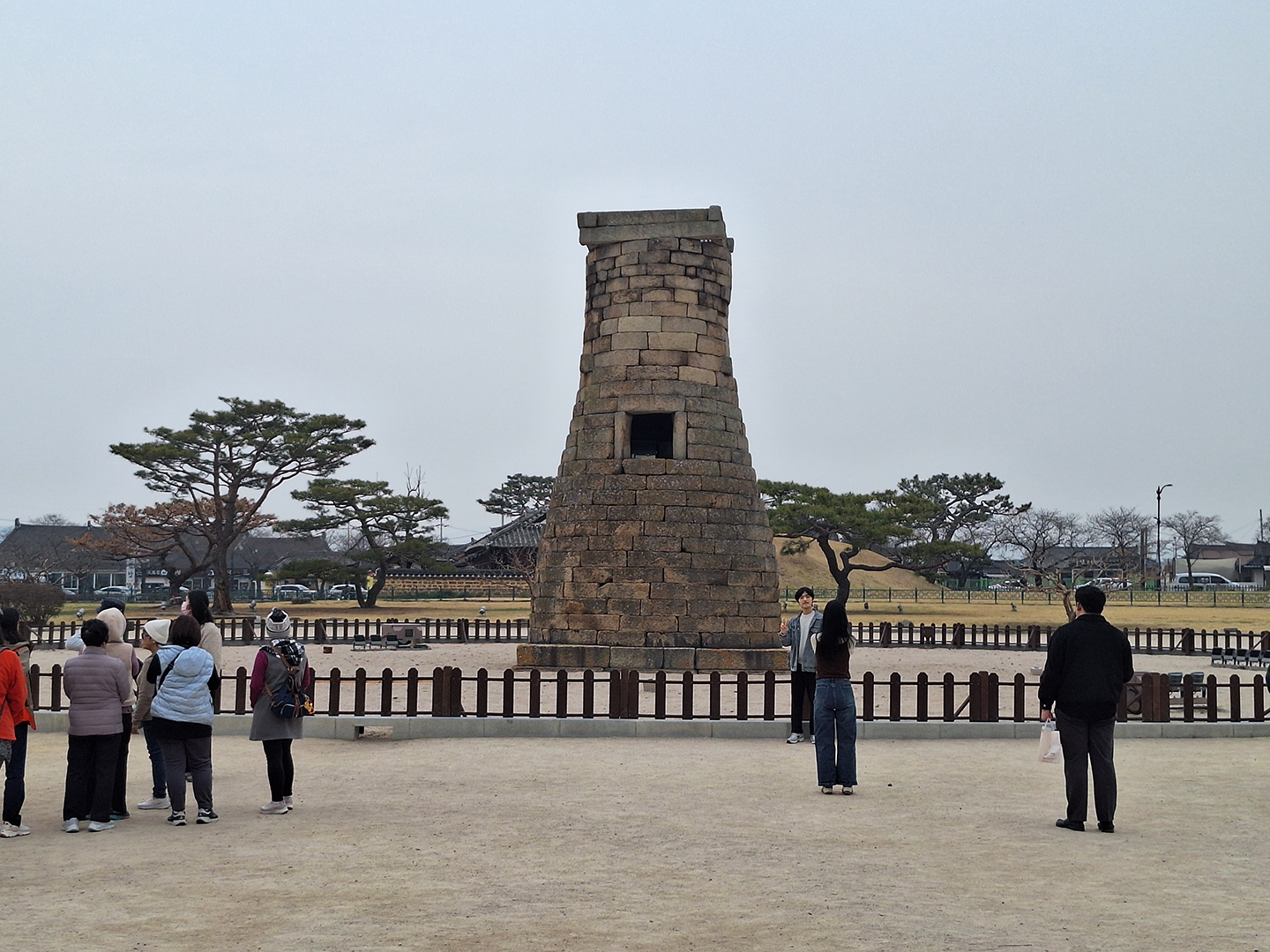 Cheomseongdae, a round stone building