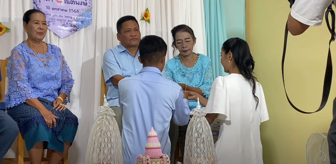 Thai Wedding Ceremony taking place